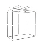RoyalRoom® Classic 2.0 C240S 240x120x200cm namiot do uprawy roślin