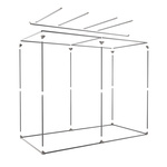 RoyalRoom® Classic 2.0 C300S 300x150x200cm namiot do uprawy roślin
