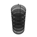 Suszarka do namiotu 6 komór 60cm RoyalRoom Drynet Detachable Dryer 145cm 