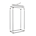 RoyalRoom® Classic 2.0 C100S 100x50x160cm namiot do uprawy roślin