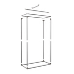 RoyalRoom® Classic 2.0 C120S 120x60x180cm namiot do uprawy roślin
