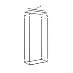 RoyalRoom® Classic 2.0 C80SH 80x40x160cm namiot do uprawy roślin